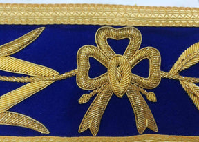 Grand Master Craft Apron - Royal Blue - Bricks Masons