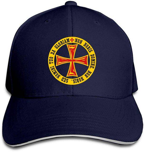 Knights Templar Baseball Cap - (Non nobis Domine, Non nobis) - Bricks Masons