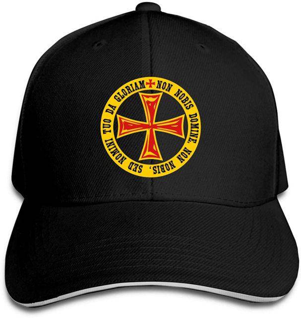 Knights Templar Baseball Cap - (Non nobis Domine, Non nobis) - Bricks Masons