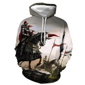 Knights Templar Commandery Hoodie - asual 3D Printed - Bricks Masons