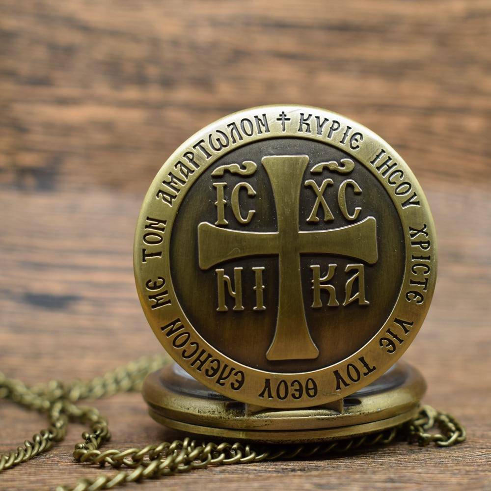Knights Templar Pocket Watch - Alloy - Bricks Masons