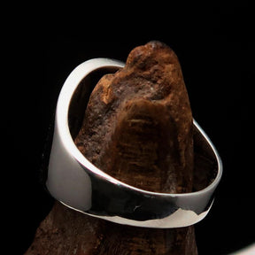 Knights Templar Ring - Antique Cross Sterling Silver - Bricks Masons