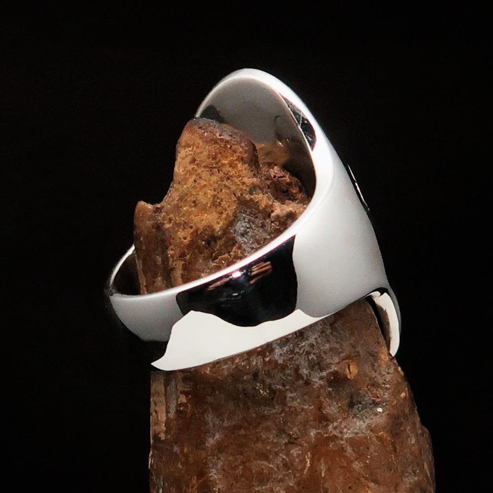 Knights Templar Ring - Antique Sterling Silver Cross - Bricks Masons