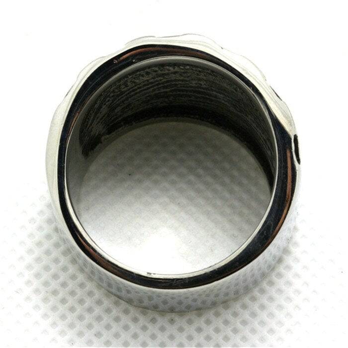 Knights Templar Ring - Medieval Cross Pattern - Bricks Masons