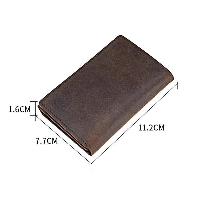 Knights Templar Wallet - Genuine Leather Cross and Credit Card Holder - Bricks Masons