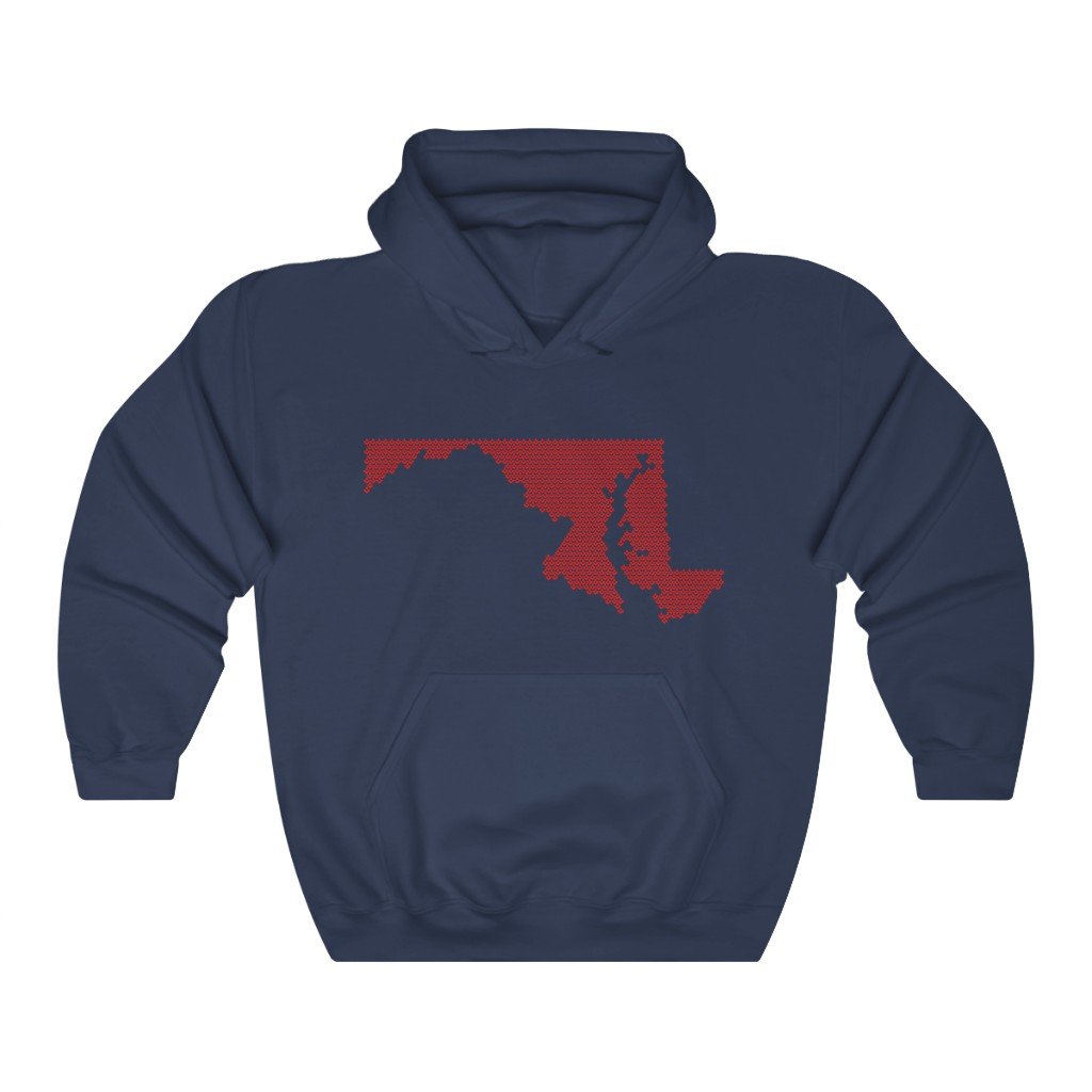 Masonic Hoodie - MARYLAND State - Bricks Masons