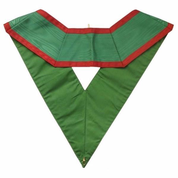 29th Degree Scottish Rite Collar - Green Satin