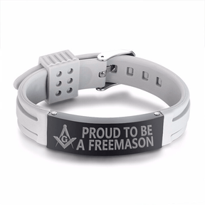 Master Mason Blue Lodge Bracelet - Stainless Steel - Bricks Masons