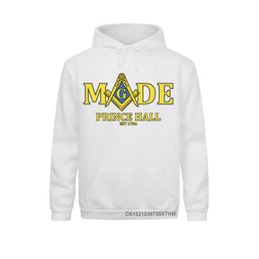 Master Mason Blue Lodge Hoodie - Made Mason Prince Hall Square and Compass G [Multiple Colors] - Bricks Masons
