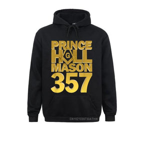 Master Mason Blue Lodge Hoodie - Prince Hall Mason 357 Square and Compass G [Multiple Colors] - Bricks Masons