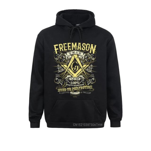 Master Mason Blue Lodge Hoodie - "So Mote It Be" SMIB Square & Compass G - Bricks Masons