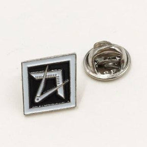 Master Mason Blue Lodge Lapel Pin - 5 Pieces Square and Compass - Bricks Masons