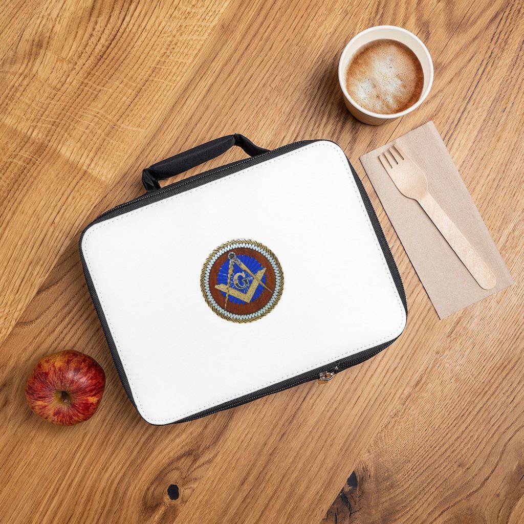 Master Mason Blue Lodge Lunch Bag - Square & Compass G - Bricks Masons