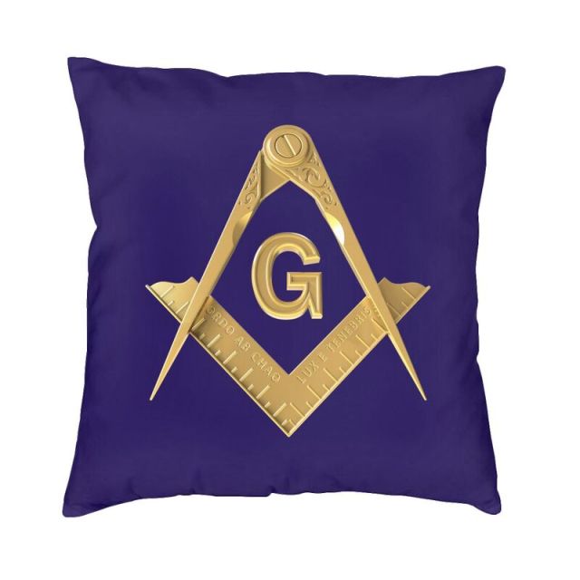 Master Mason Blue Lodge Pillowcase - (Various Colors) - Bricks Masons
