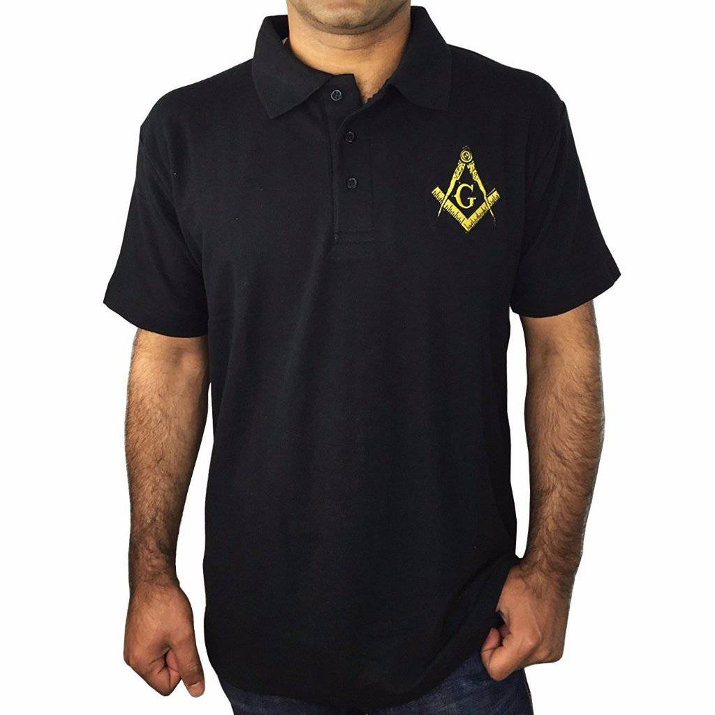 Master Mason Blue Lodge Polo Shirt - Various Colors - Bricks Masons