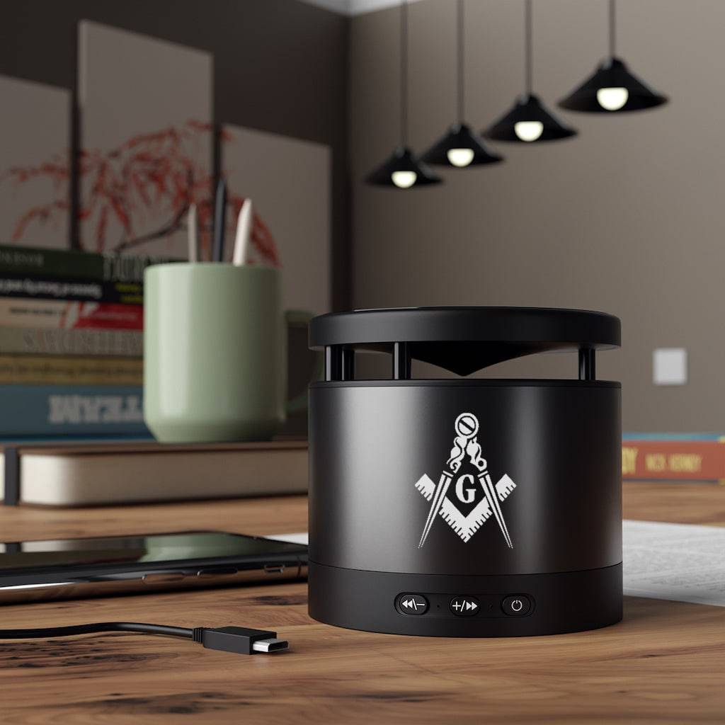 Master Mason Blue Lodge Speaker - Black with Square & Compass G - Bricks Masons