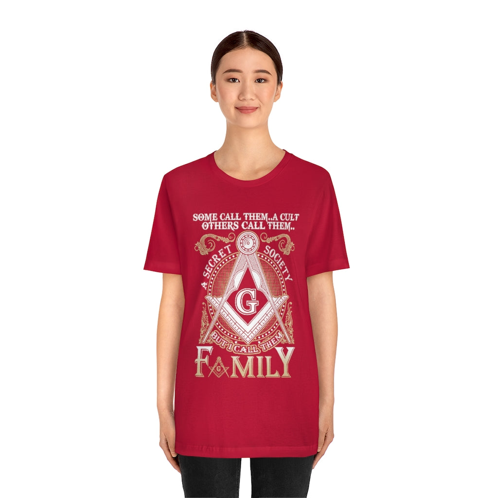 Masonic T-Shirt - I Call Them Family - Bricks Masons