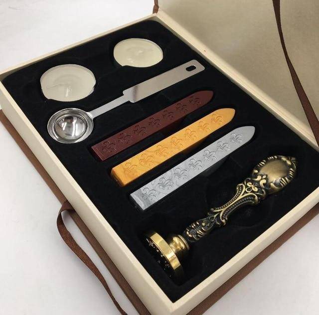 Master Mason Blue Lodge Wax Seal - Square Compass G Stamp - Bricks Masons