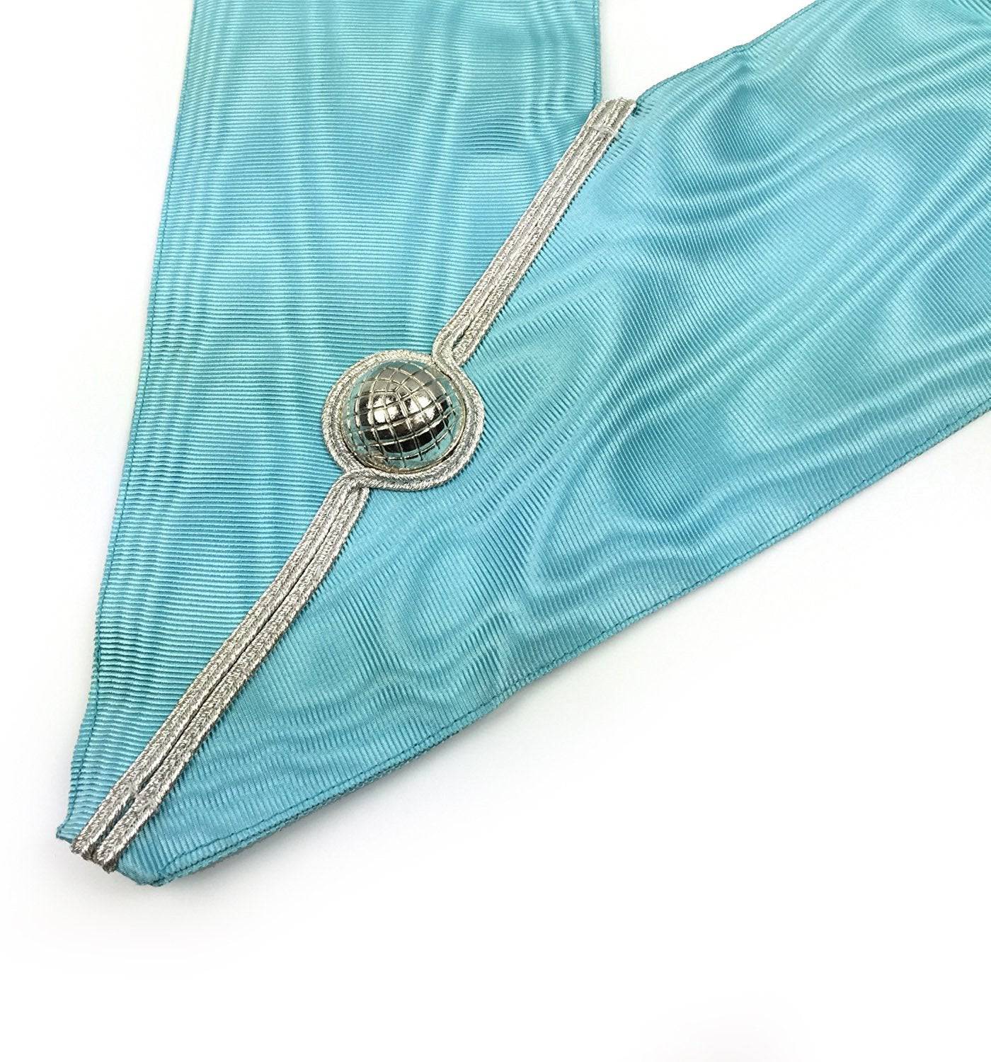 Master Mason Craft English Regulation Regalia Set - MM Apron, Officer Collar and Glove - Bricks Masons