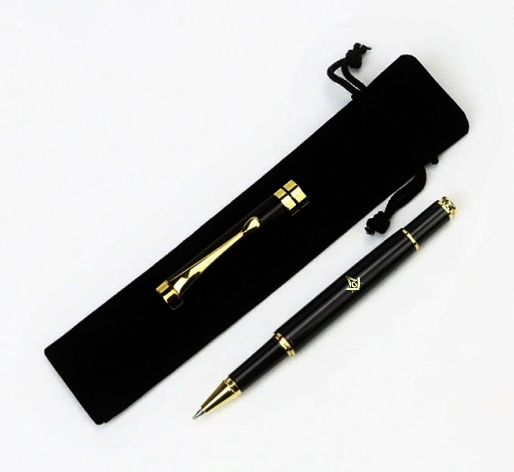 Master Mason Blue Lodge Pen - Black & Gold