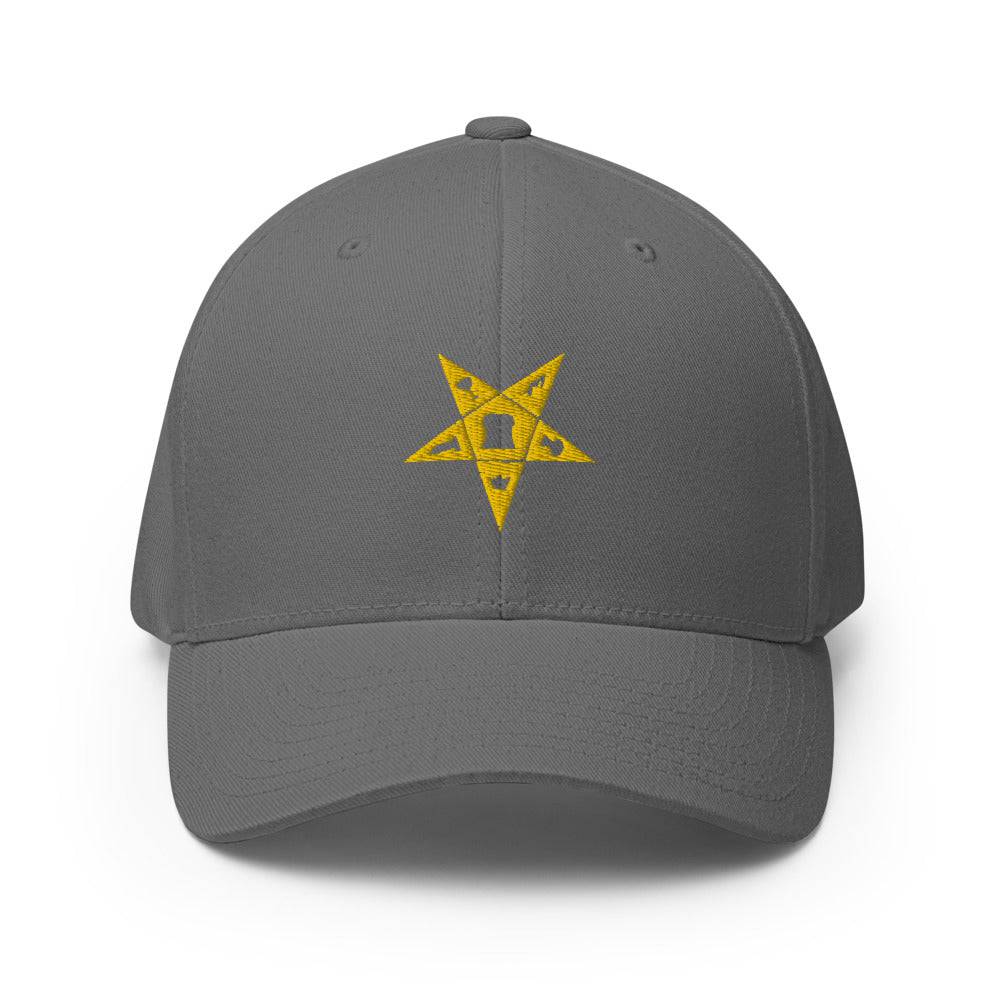 OES Baseball Cap - Golden Embroidery - Bricks Masons