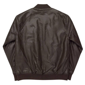 OES Jacket - Leather Golden Embroidery - Bricks Masons