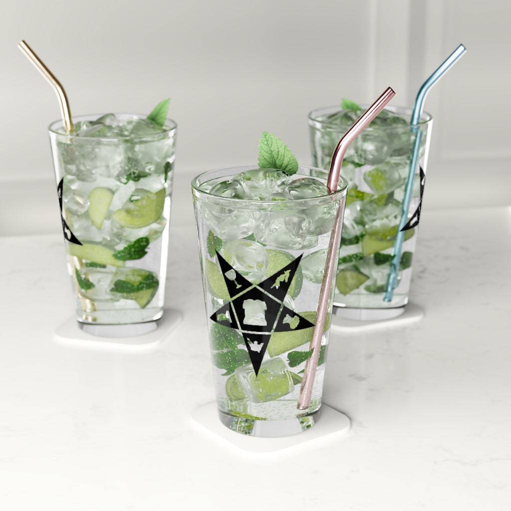 OES Pint Glass - 16oz - Bricks Masons
