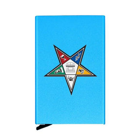 OES Wallet - Credit Card Holder Aluminum Box - Bricks Masons