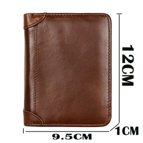 OES Wallet - Genuine leather & Credit Card Holder (Black/Brown/Coffee) - Bricks Masons
