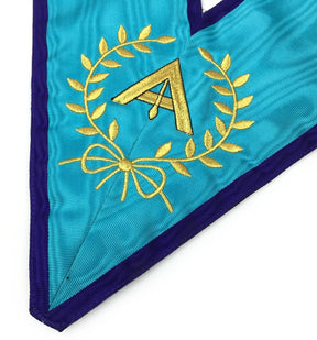 Officers Memphis Misraim French Regulation Officer Collar Set - Machine Embroidery - Bricks Masons