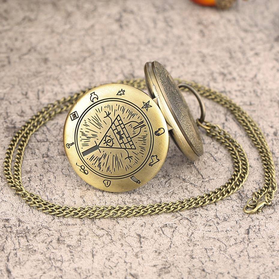 Eye Of Providence Pocket Watch - Bill Cipher Gravity Falls (3 available colors)