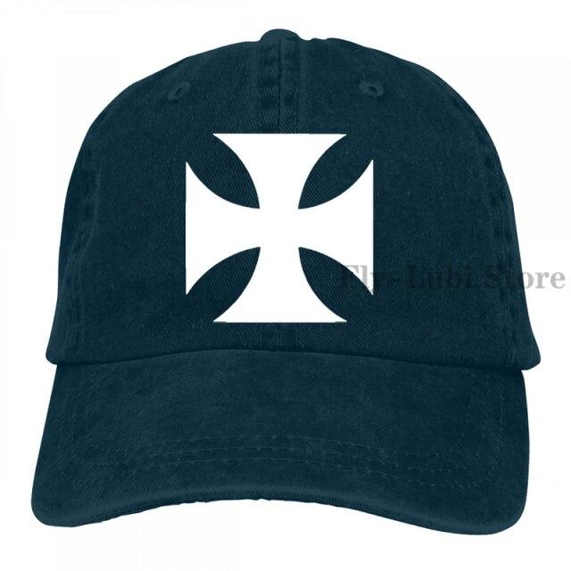 Knights Templar Commandery Baseball Cap - Cross adjustable Baseball Adjustable Cap