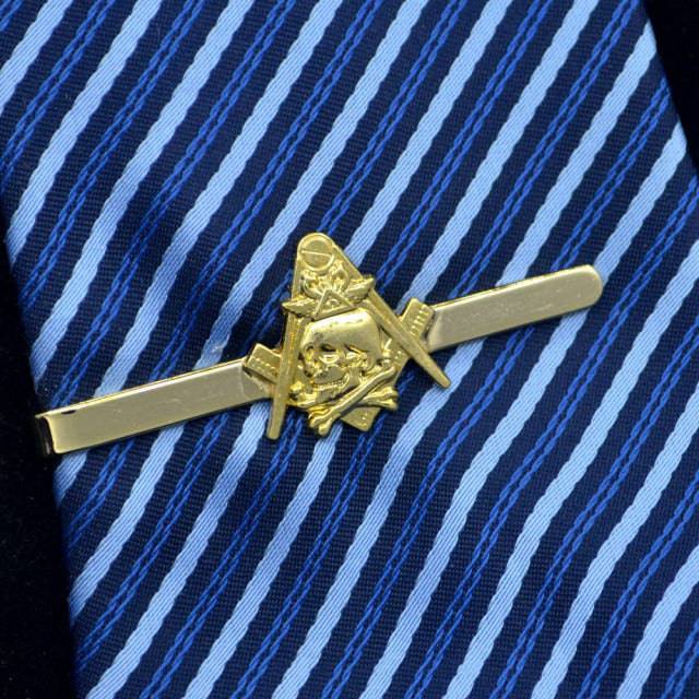 Widows Sons Tie Bar - (Silver & Gold)