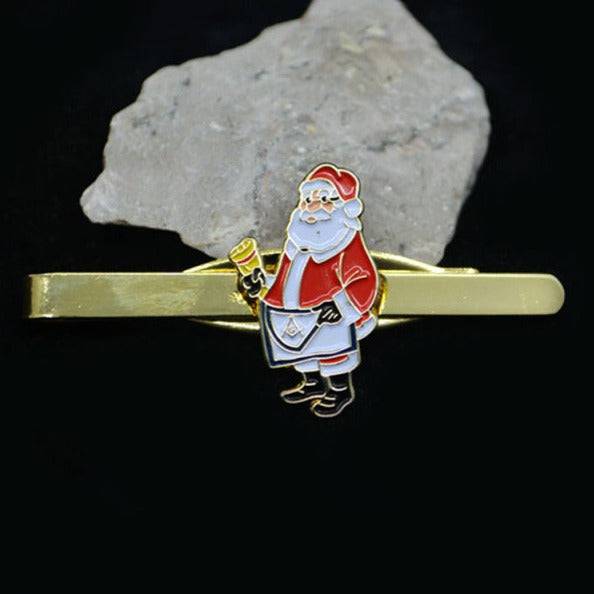 Masonic Tie Bar - Christmas Santa