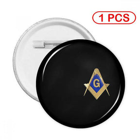 Master Mason Blue Lodge Brooch - Square & Compass G