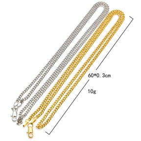 Master Mason Blue Lodge Necklace - Compass & Square G [Gold]