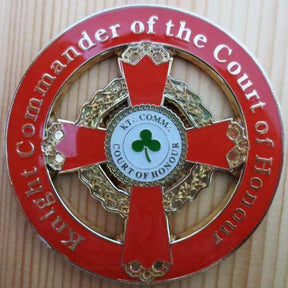 Knight Commander of the Court of Honour Scottish Rite Car Emblem - Medallion