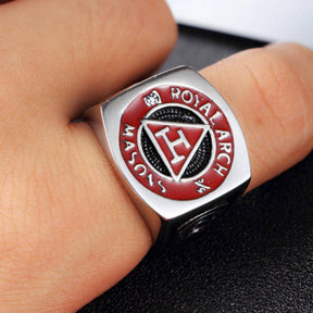 Royal Arch Chapter Ring - Titanium Steel