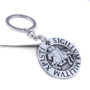 Knights Templar Keychain - sigillvm militvm xpisti