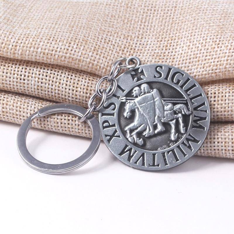 Knights Templar Keychain - sigillvm militvm xpisti