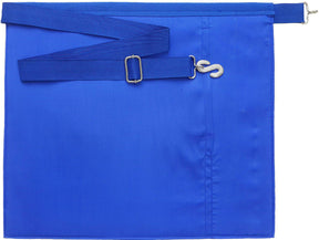 Master Mason Blue Lodge Apron - Square & Compass G Royal Blue