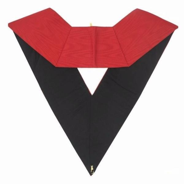 Junior Warden 18th Degree Scottish Rite Collar - Red Moire