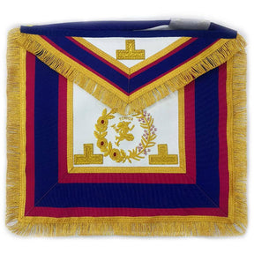 Senior Deacon Mark Apron - Hermes Emblem - Bricks Masons