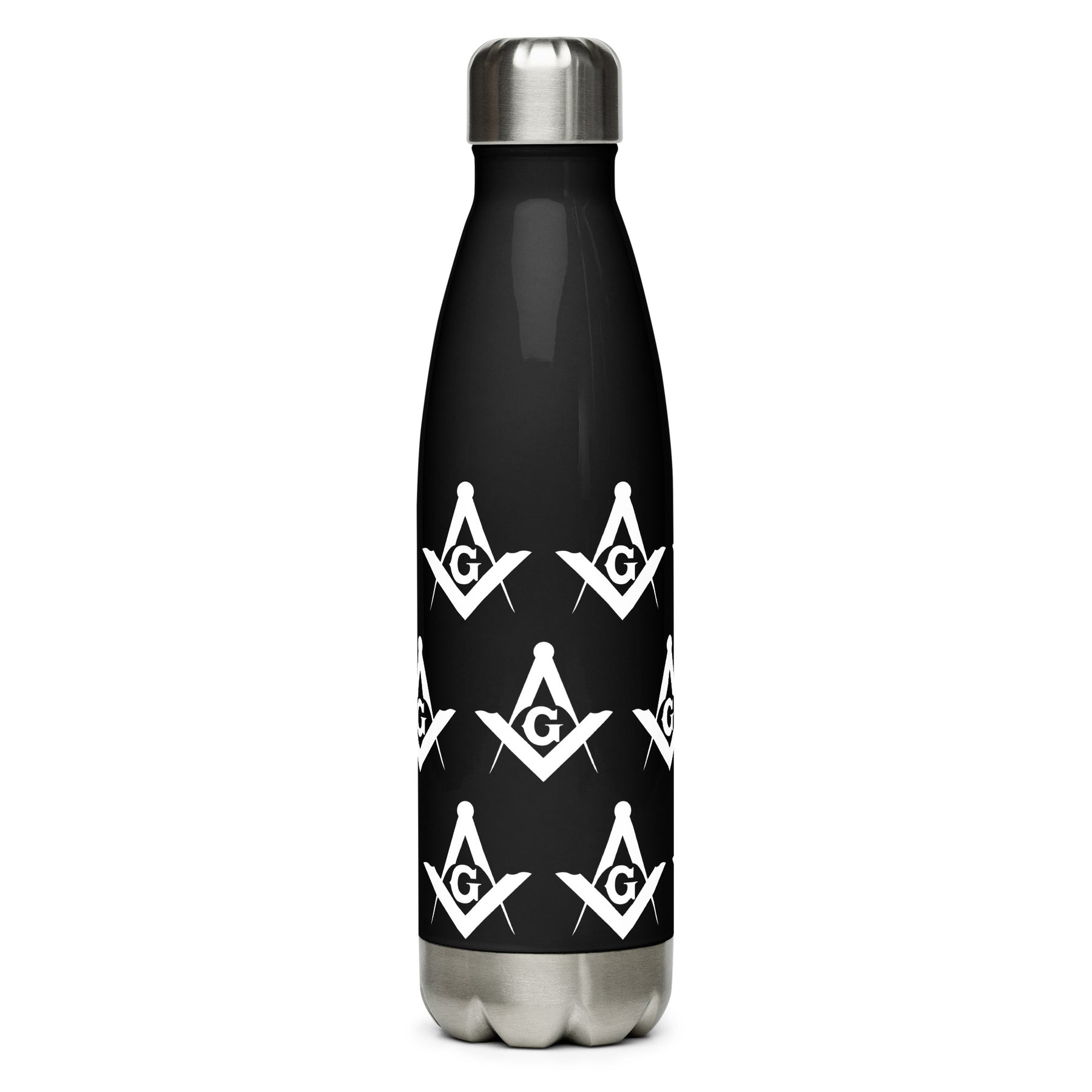 Master Mason Blue Lodge Water Bottle - Stainless Steel - Bricks Masons