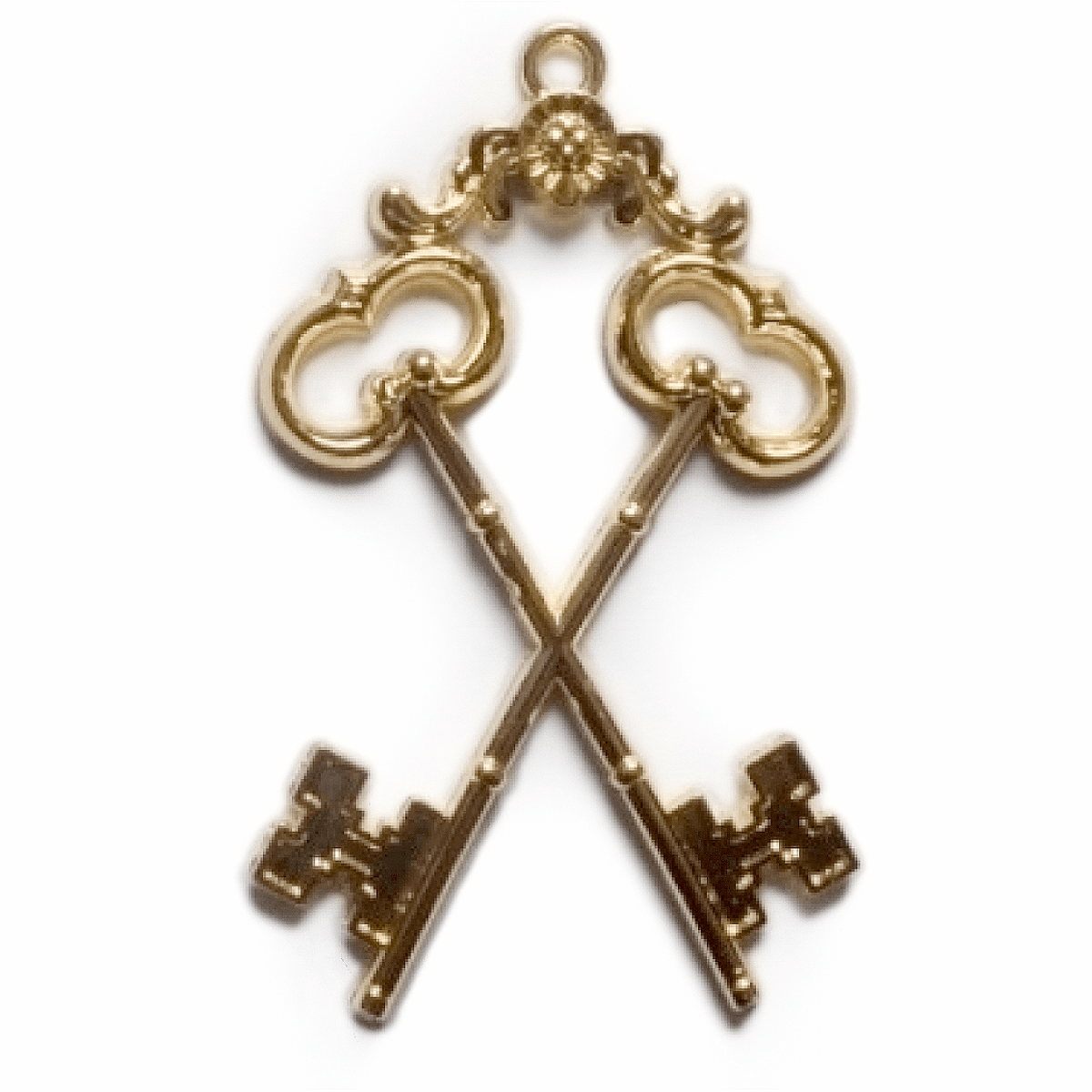 Treasurer Blue Lodge Officer Collar Jewel - Gold Metal - Bricks Masons