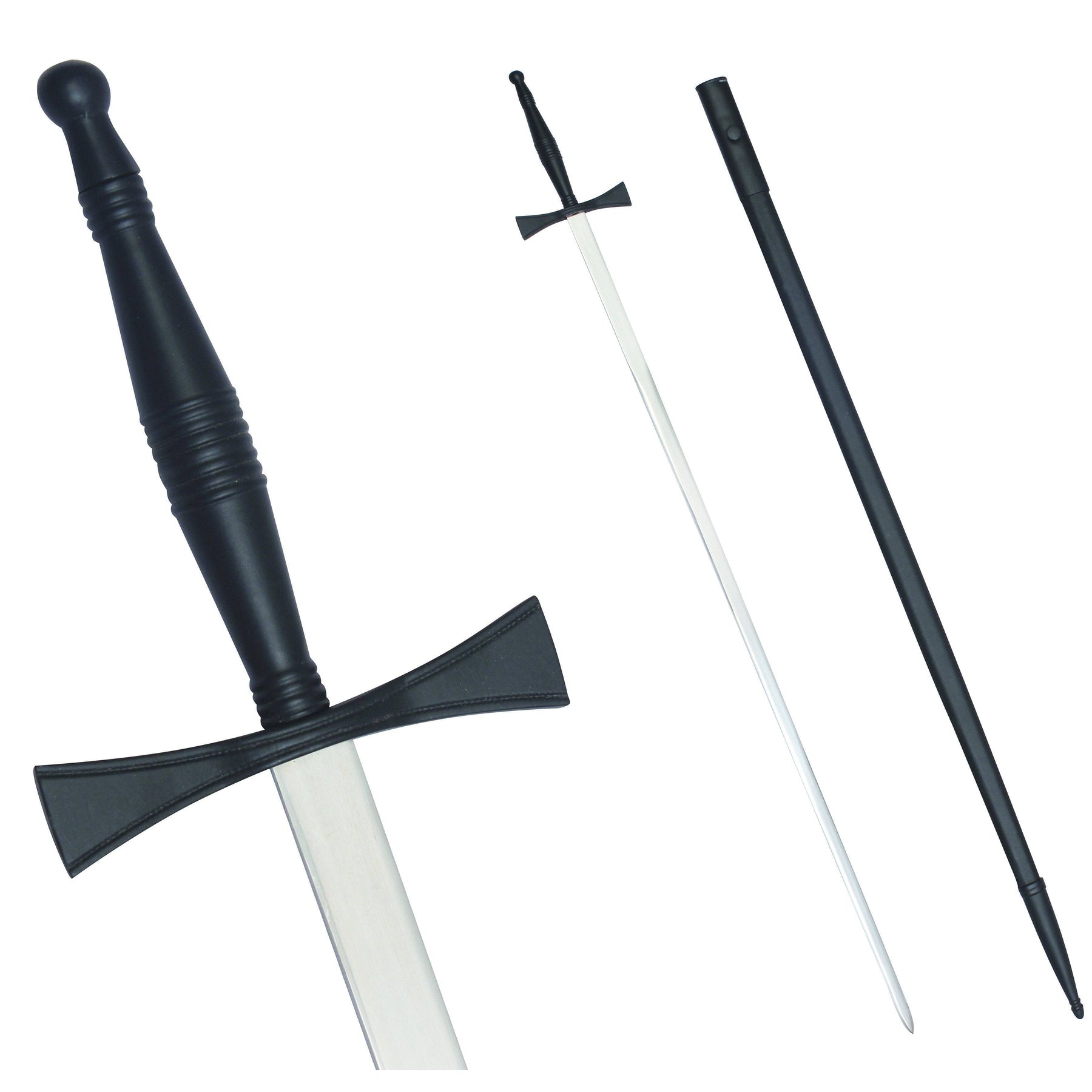 Universal Sword - Black Hilt and Black Scabbard - Bricks Masons