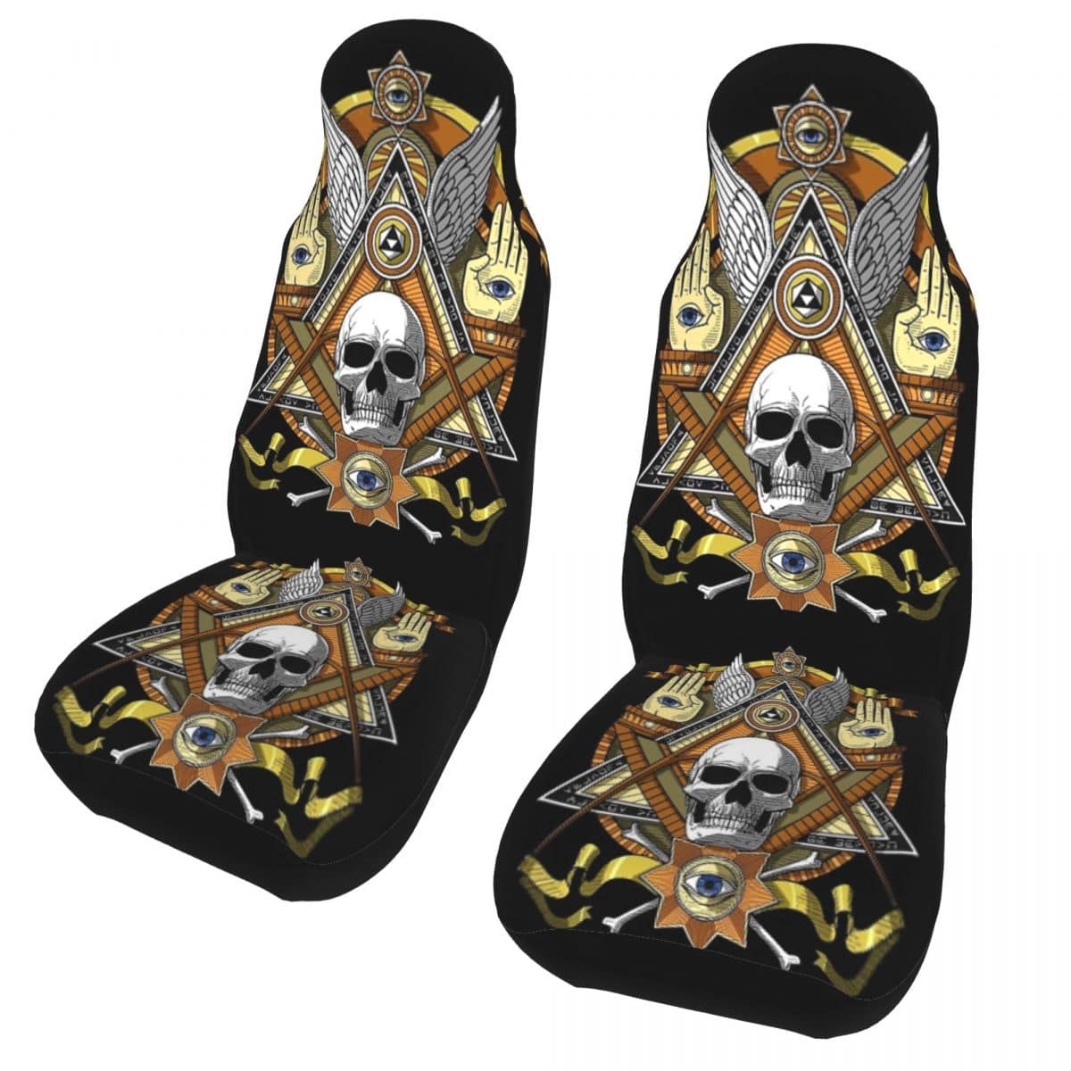 Widows Sons Car Seat Cover - 2 Pieces - Bricks Masons