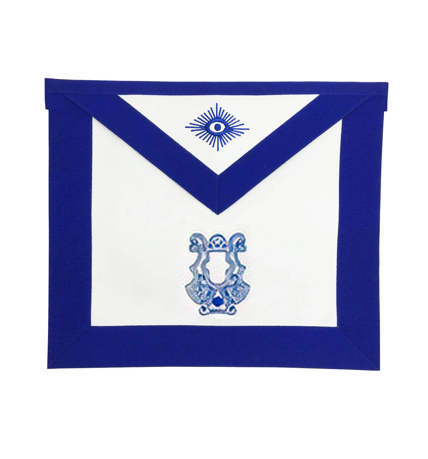 Organist Blue Lodge Officer Apron - Royal Blue - Bricks Masons
