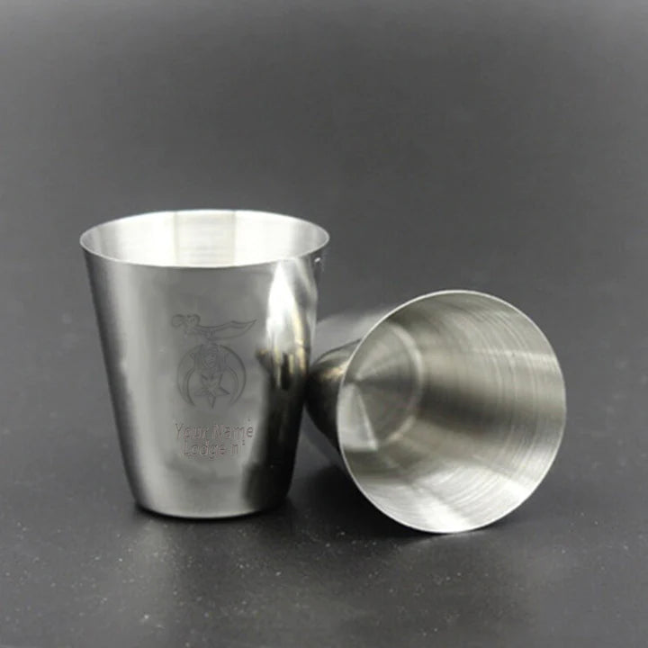 Shriners Cups - Stainless Steel - Bricks Masons