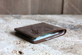 Widows Sons Wallet - Handmade Leather - Bricks Masons